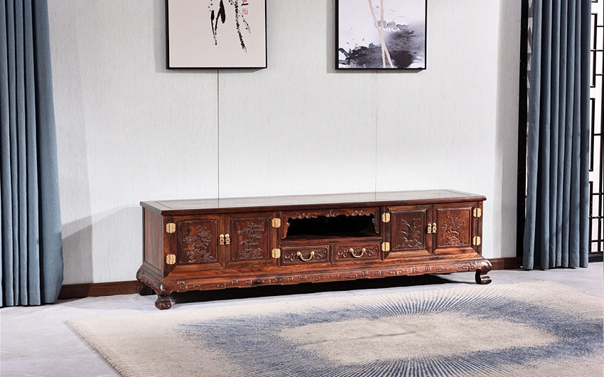 梅兰竹菊电视柜