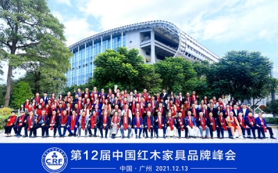 抖圈红木再度荣获“2021红木家具十大受接待品牌”